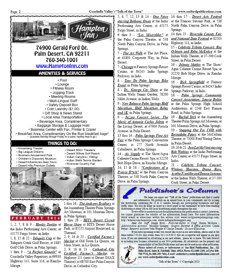 Coachella Valley Page 2