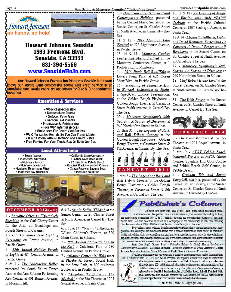San Benito & Monterey Counties' Page 2