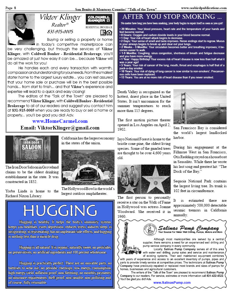 San Benito & Monterey Counties' Page 8