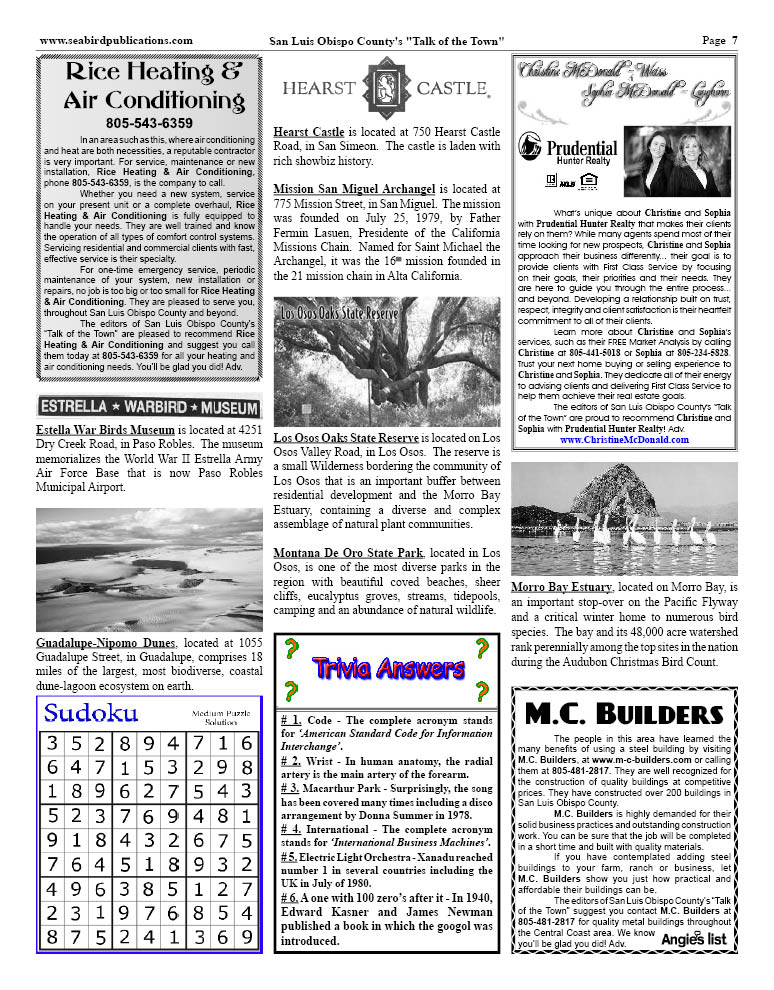 San Luis Obispo County Page  7
