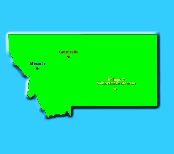 Montana State map
