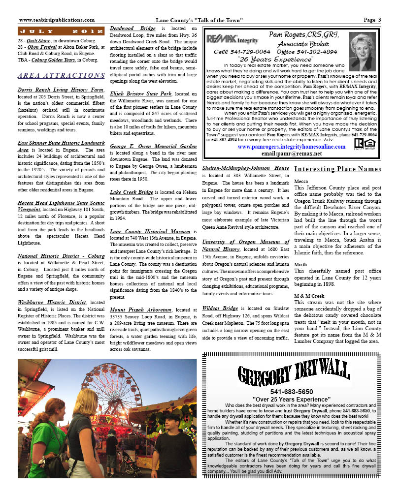 Lane County page 3