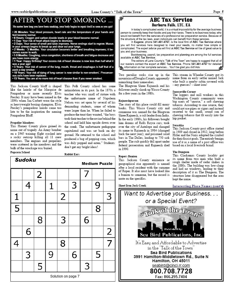 Lane County page5