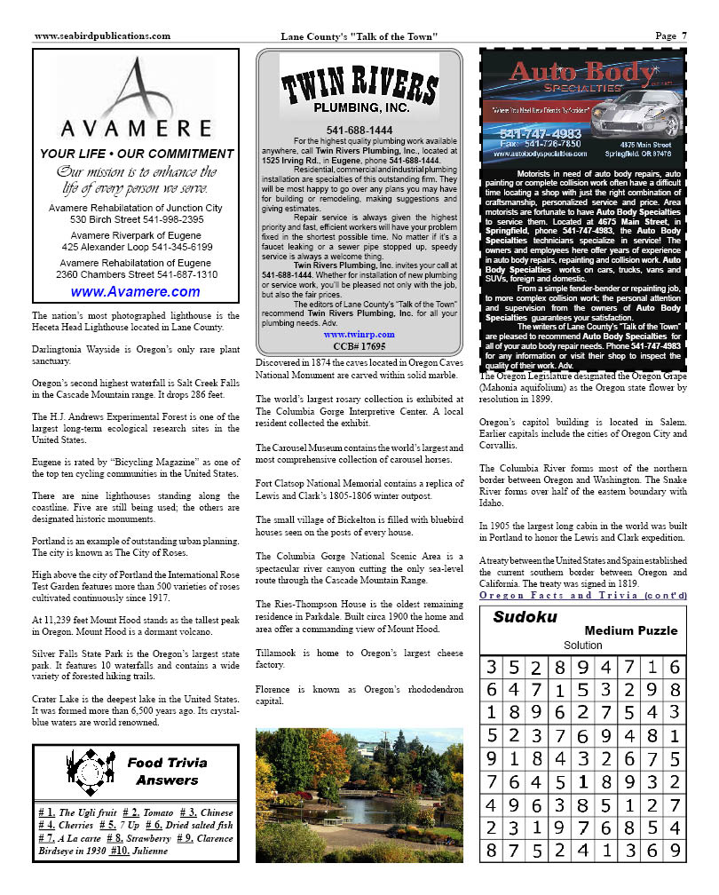 Lane County page 7