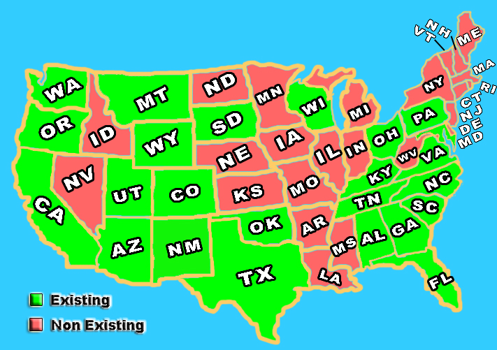 US map
