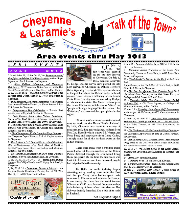 Cheyenne & Larimie page 1